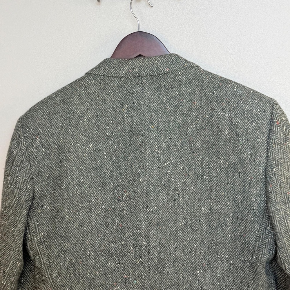 Vintage Magee Donegal Tweed Sport Coat 40R Handwoven Ireland Double Vent 1970's - Picture 4 of 14